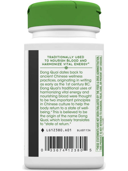 Nature's Way, Dong Quai Root, 1,130 mg, 100 Vegan Capsules