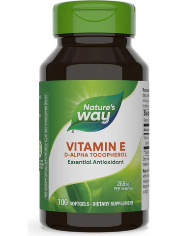 Nature's Way, Vitamin E 268 mg, 100 softgels