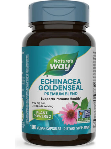 Nature's Way, Echinacea Goldenseal, 100 vegan capsules