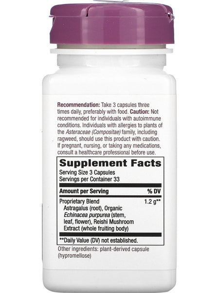 Nature's Way, Echinacea Astragalus & Reishi, 100 vegan capsules
