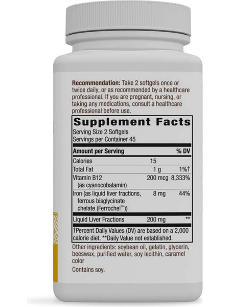 Nature's Way, Energizing Iron™, 90 softgels