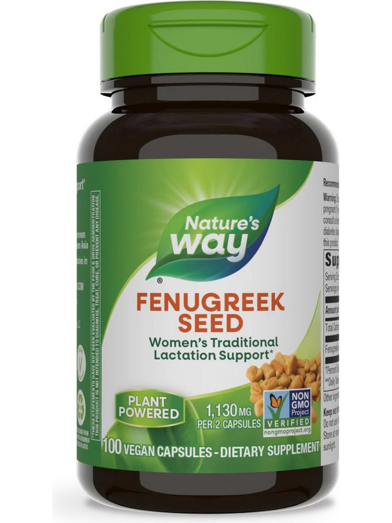 Nature's Way, Fenugreek Seed, 100 vegan capsules