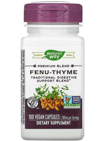 Nature's Way, Fenu-Thyme, 100 vegan capsules