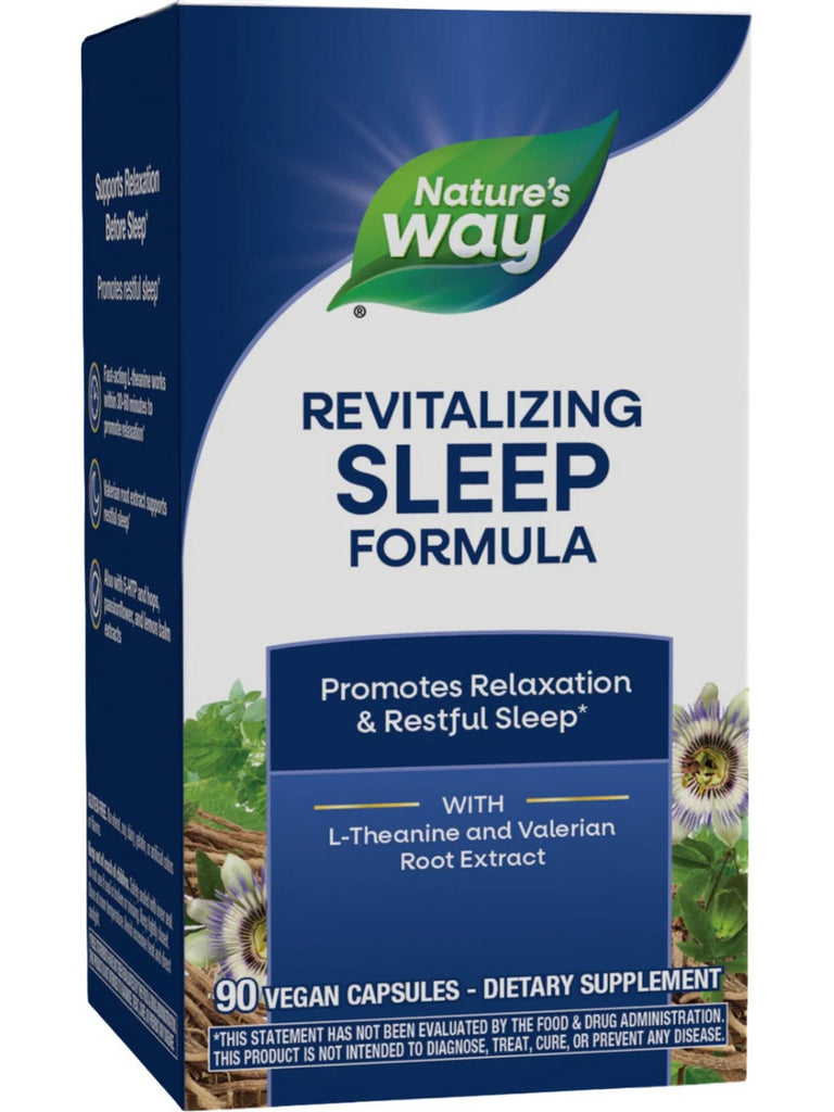Nature's Way, Revitalizing Sleep Formula, 90 Vegan Capsules