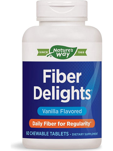 Nature's Way, Fiber Delights® (Vanilla), 60 chewable tablets