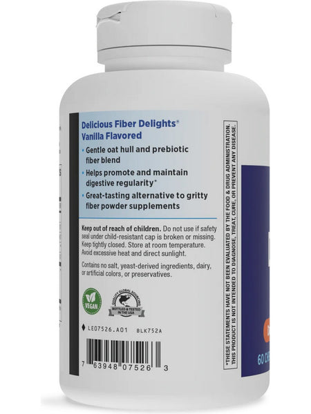 Nature's Way, Fiber Delights® (Vanilla), 60 chewable tablets