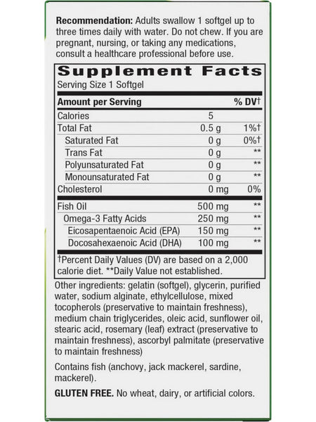 Nature's Way, Fisol® Fish Oil, 180 softgels