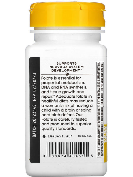 Nature's Way, Folate, 100 Capsules