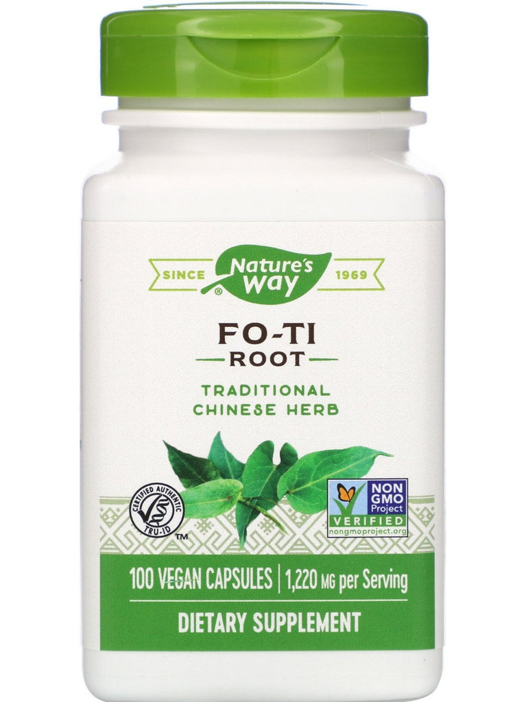 Nature's Way, Fo-Ti Root, 100 vegan capsules