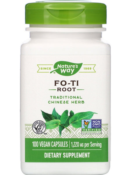 Nature's Way, Fo-Ti Root, 100 vegan capsules