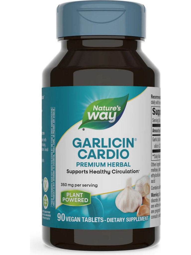 Nature's Way, Garlicin® Cardio, 90 vegan tablets