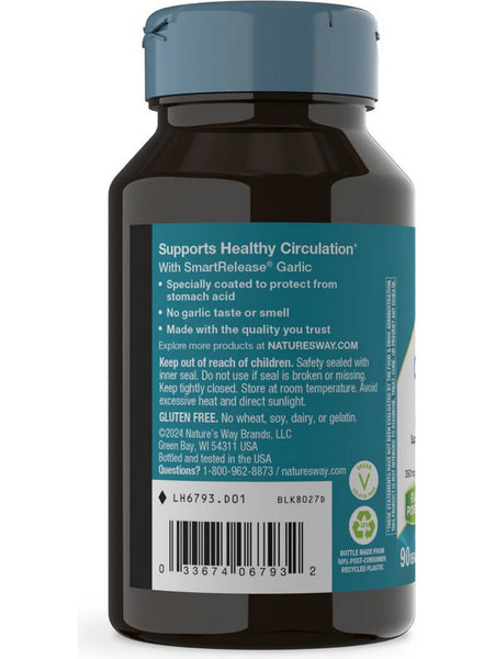 Nature's Way, Garlicin® Cardio, 90 vegan tablets