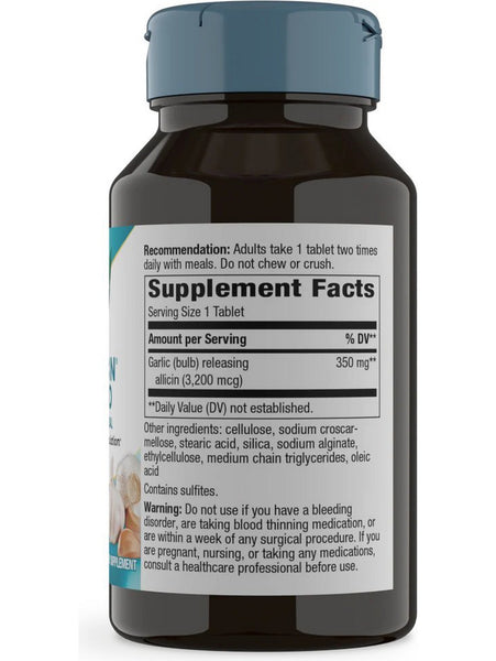 Nature's Way, Garlicin® Cardio, 90 vegan tablets