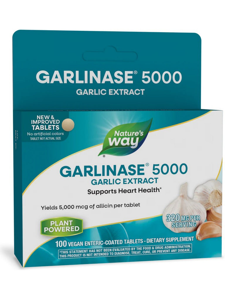 Nature's Way, Garlinase® 5000, 100 enteric-coated tablets
