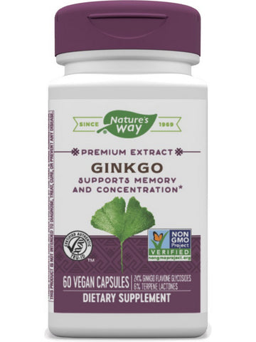 Nature's Way, Ginkgo, 60 vegan capsules