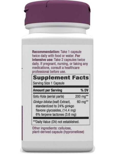 Nature's Way, Ginkgo, 60 vegan capsules