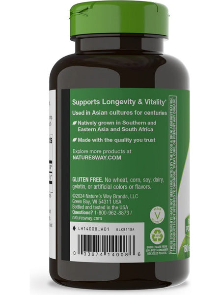 Nature's Way, Gotu Kola Herb, 180 vegan capsules