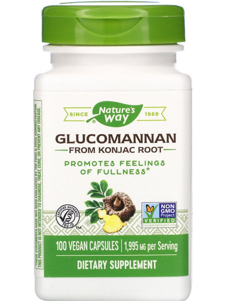 Nature's Way, Glucomannan, 100 vegan capsules