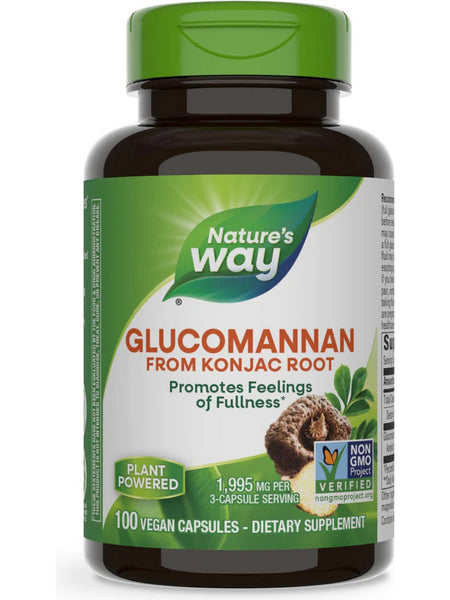Nature's Way, Glucomannan, 100 vegan capsules