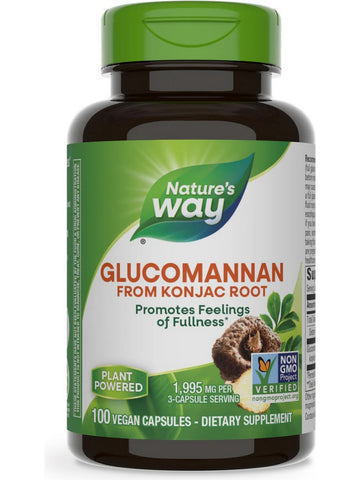 Nature's Way, Glucomannan, 100 vegan capsules
