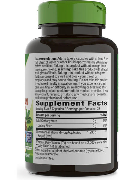 Nature's Way, Glucomannan, 100 vegan capsules