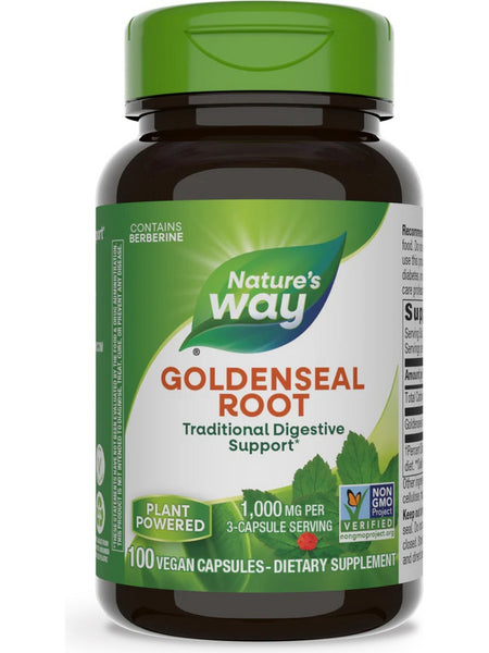 Nature's Way, Goldenseal Root, 100 vegan capsules