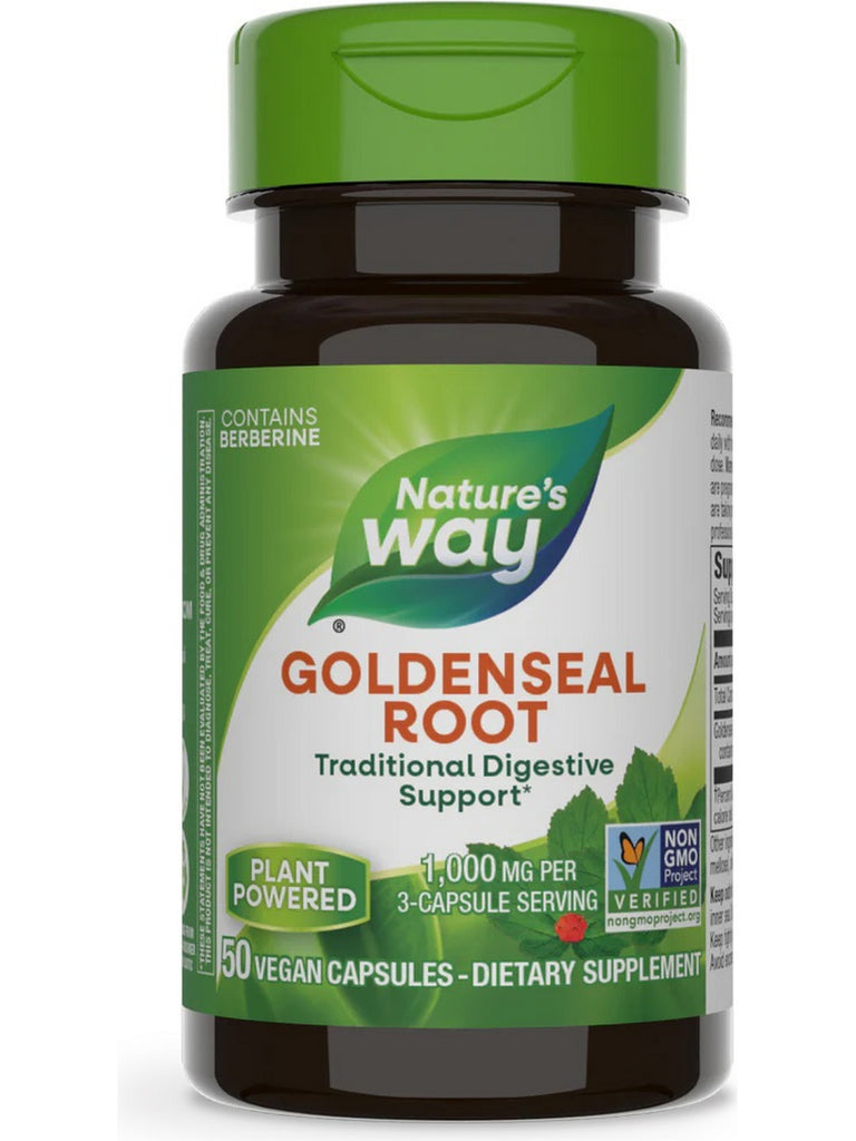 Nature's Way, Goldenseal Root, 50 vegan capsules