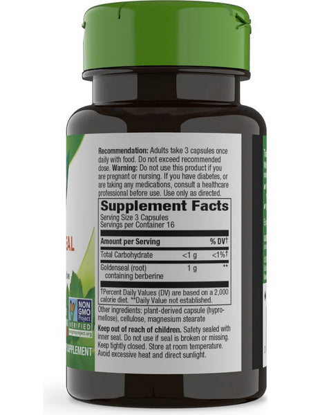 Nature's Way, Goldenseal Root, 50 vegan capsules