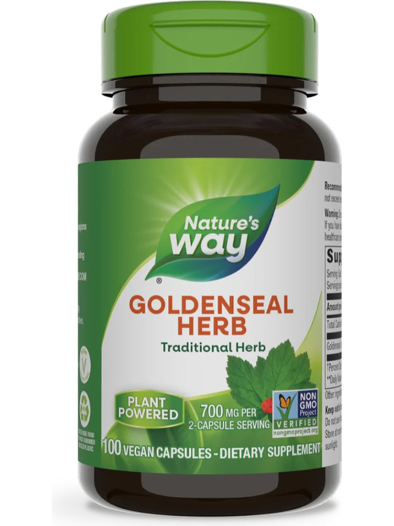 Nature's Way, Goldenseal Herb, 100 vegan capsules
