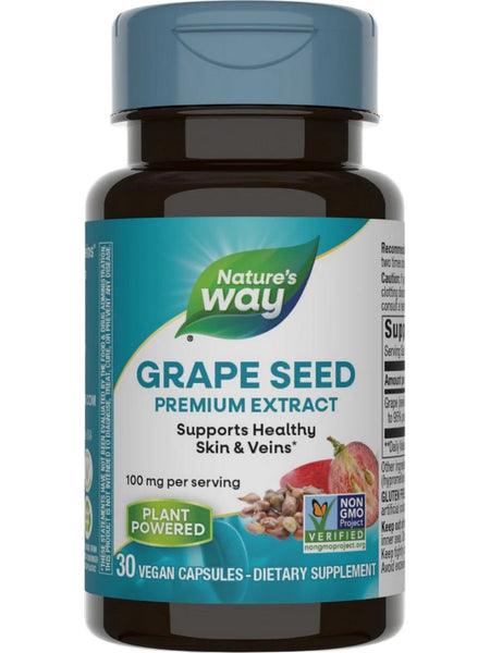 Nature's Way, Grape Seed, 30 vegan capsules