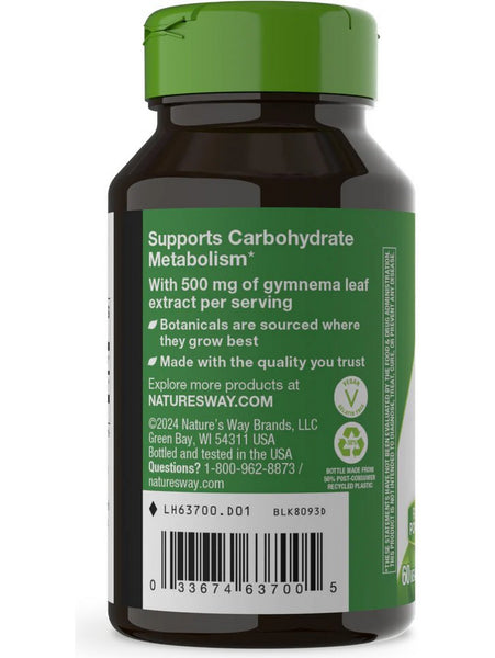 Nature's Way, Gymnema, 60 vegan capsules