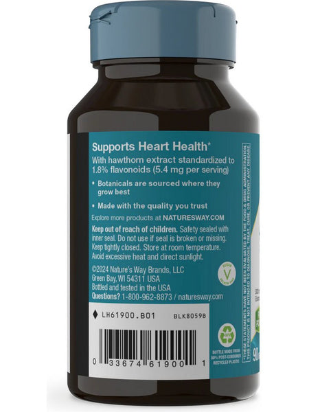 Nature's Way, Hawthorn, 90 vegan capsules