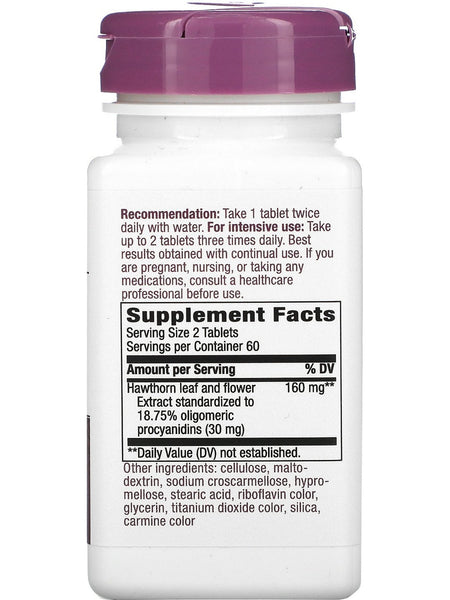 Nature's Way, HeartCare™ (Standardized Hawthorn), 120 tablets