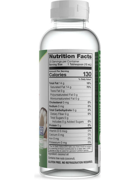 Nature's Way, Premium Liquid Coconut Oil, 10 fl oz