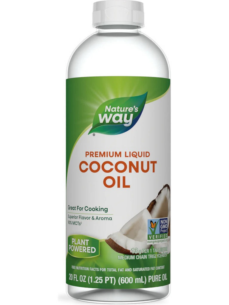 Nature's Way, Liquid Coconut Oil, 20 fl oz
