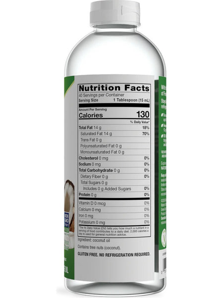 Nature's Way, Premium Liquid Coconut Oil, 20 fl oz