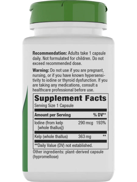 Nature's Way, Kelp, 363 mg, 100 Capsules