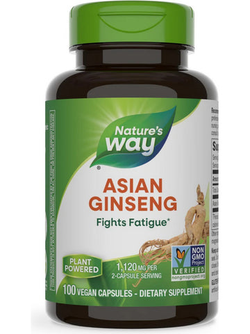 Nature's Way, Asian Ginseng, 100 vegan capsules