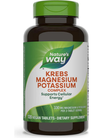 Nature's Way, Krebs Magnesium Potassium, 120 vegan tablets
