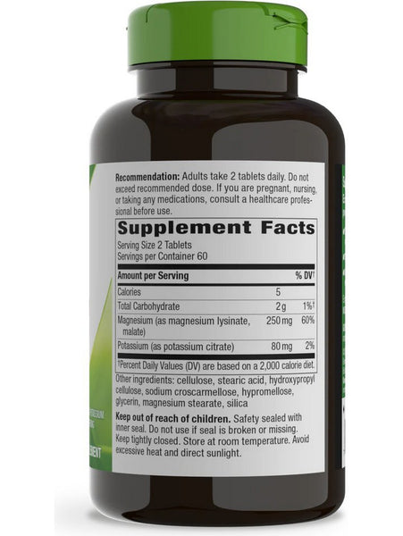 Nature's Way, Krebs Magnesium Potassium, 120 vegan tablets