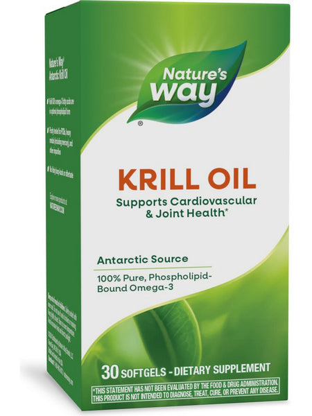 Nature's Way, Krill Oil 500 mg, 30 softgels