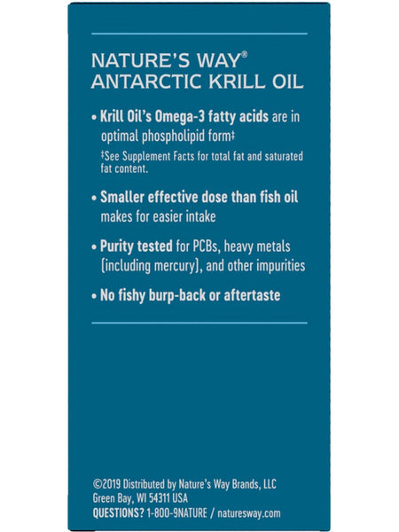 Nature's Way, Krill Oil 500 mg, 60 softgels