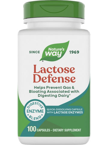 Nature's Way, Lactose Defense, 100 Capsules