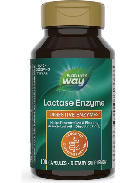 Nature's Way, Lactase Enzyme, 100 capsules