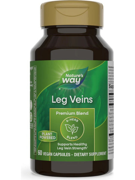 Nature's Way, Leg Veins, 60 vegan capsules
