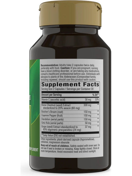 Nature's Way, Leg Veins, 60 vegan capsules