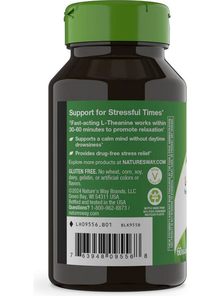 Nature's Way, L-Theanine, 60 veg capsules