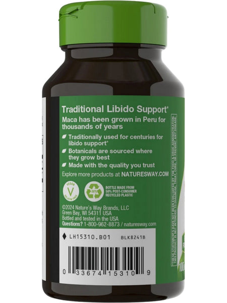 Nature's Way, Maca Root, 100 vegan capsules