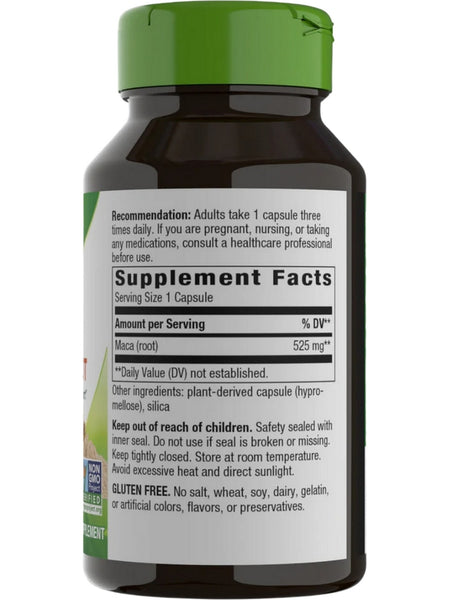 Nature's Way, Maca Root, 100 vegan capsules