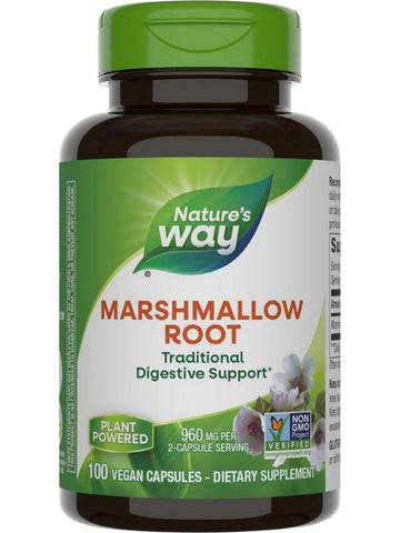 Nature's Way, Marshmallow Root, 100 vegan capsules